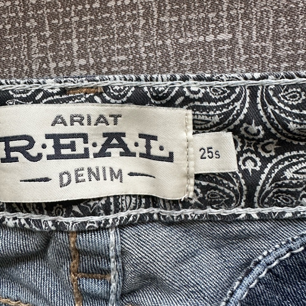 Ariart Real Denim Women’s Mid Rise Boot Cut Jeans size 25s - Picture 5 of 13